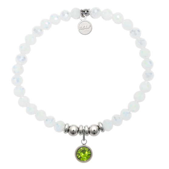 Help by TJ Auguast White Crystal Birthstone
