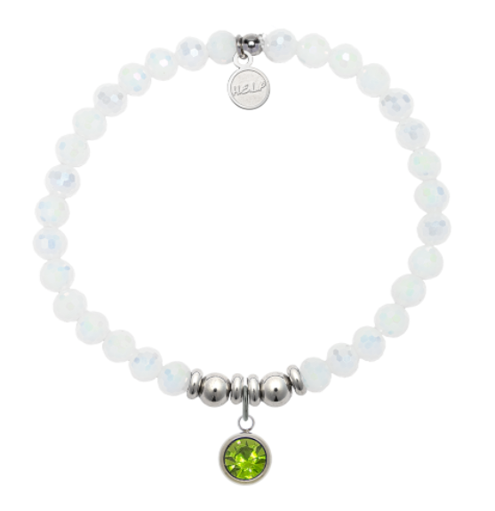 Help by TJ Auguast White Crystal Birthstone