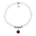 Help by TJ July White Crystal Birthstone