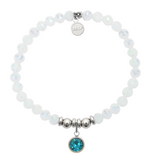 Help by TJ March White Crystal Birthstone