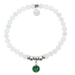 Help by TJ May White Crystal Birthstone