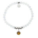 Help by TJ November White Crystal Birthstone