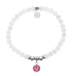 Help by TJ October White Crystal Birthstone
