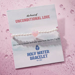 Holy Water Bracelet - Unconditional Love Bracelet - Crystal Pearl