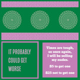 Drinks on Me Napkins Sell Nudes