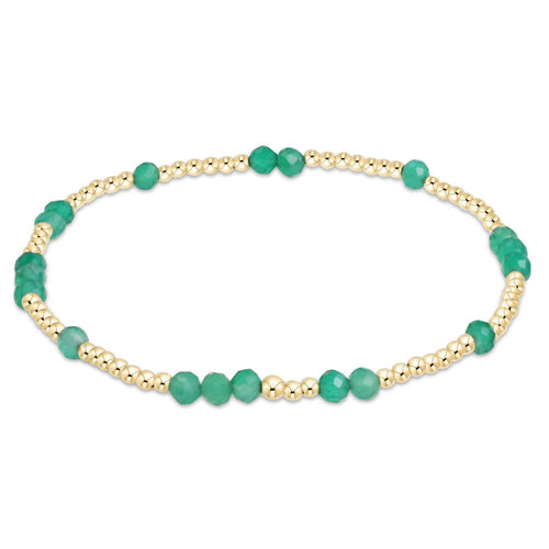 enewton Hope Unwritten Gemstone Bracelet Green Onyx