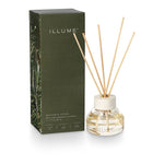 ILLUME reed diffuser with packaging on a white background. Available at Be Charmed