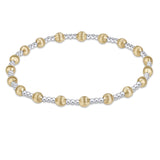 enewton Dignity Sincerity Mixed Metal 4mm Bracelet featuring stacked mixed metal beads available at Be Charmed
