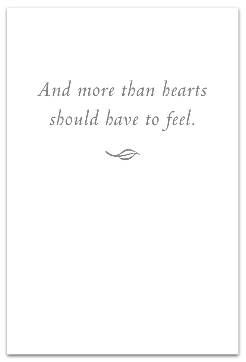 Inside of Support Card – serene forest setting with two Adirondack chairs symbolizing comfort, companionship, and quiet support, available at Be Charmed