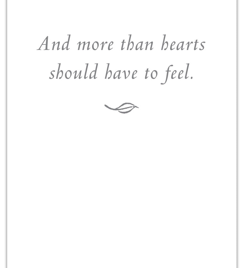 Inside of Support Card – serene forest setting with two Adirondack chairs symbolizing comfort, companionship, and quiet support, available at Be Charmed