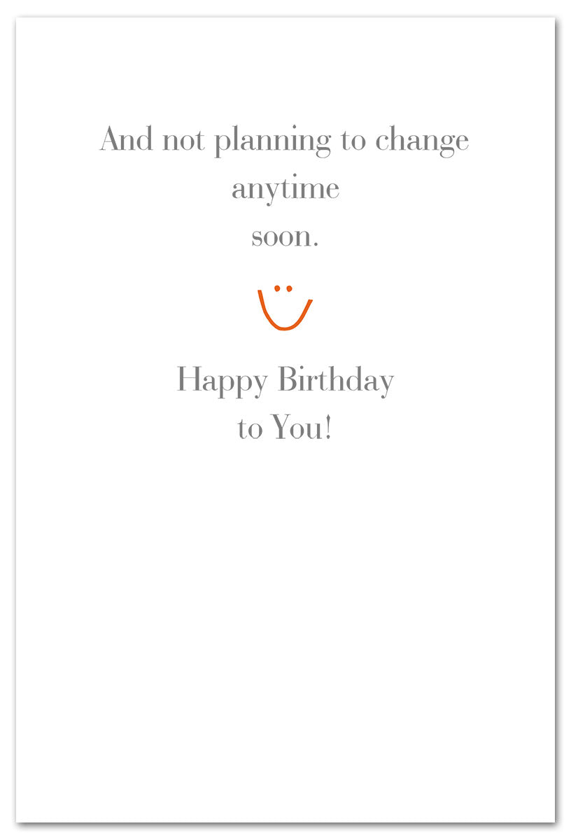 Inside of Birthday Card – bold “Born to Be Wild” design with adventurous imagery and an energetic birthday message, perfect for free spirits, available at Be Charmed