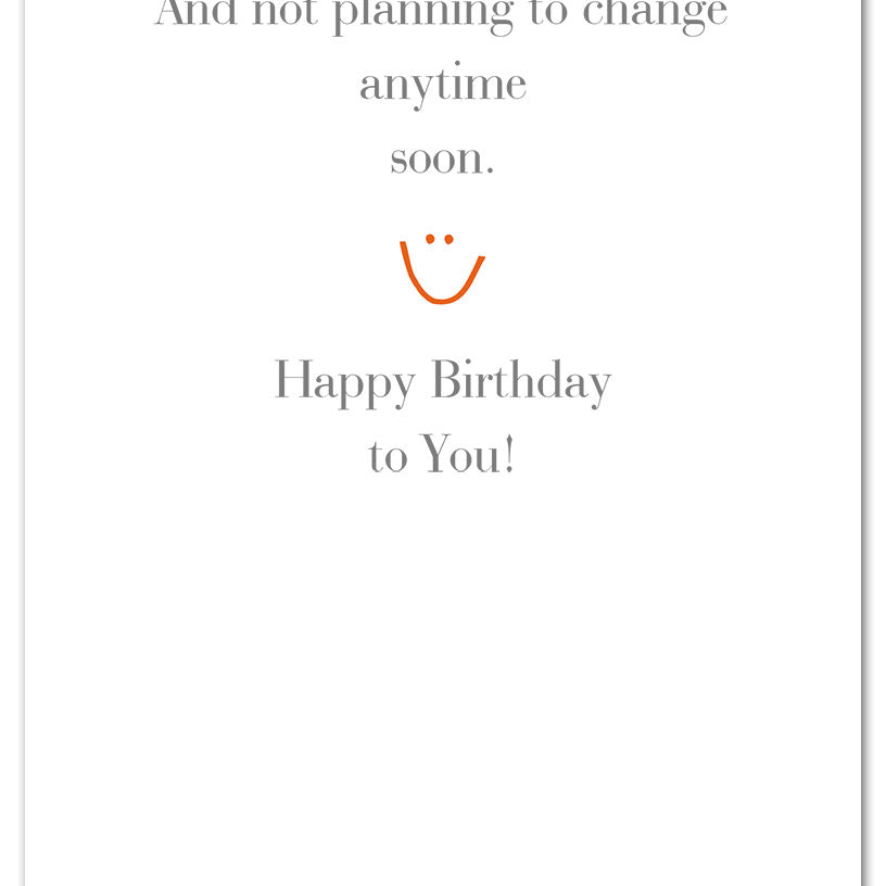 Inside of Birthday Card – bold “Born to Be Wild” design with adventurous imagery and an energetic birthday message, perfect for free spirits, available at Be Charmed