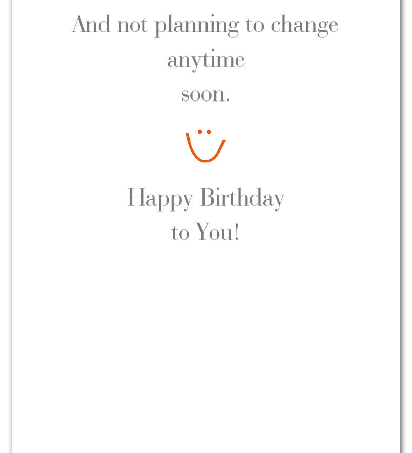 Inside of Birthday Card – bold “Born to Be Wild” design with adventurous imagery and an energetic birthday message, perfect for free spirits, available at Be Charmed