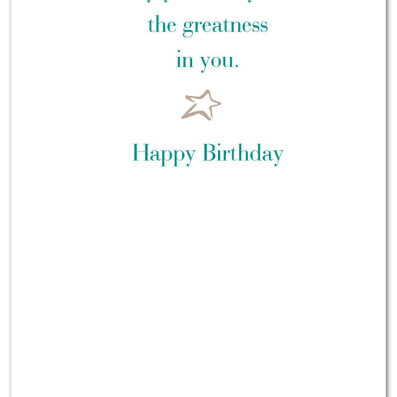Inside of Birthday Card – nostalgic illustration of young girl on a rocking horse with a warm birthday message honoring childhood joy, available at Be Charmed