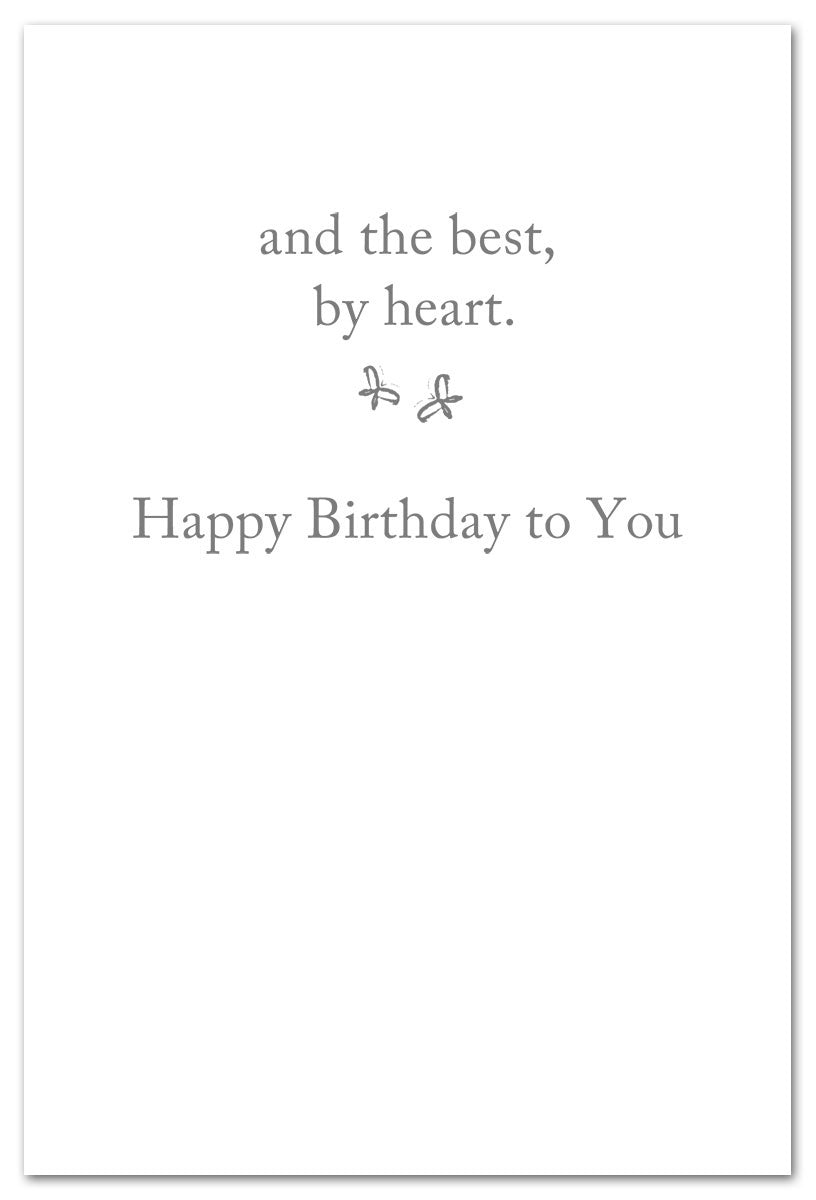 Inside of A colorful birthday greeting card featuring a smiling golden retriever illustration, designed by Cardthartic, perfect for dog lovers—available at Be Charmed.