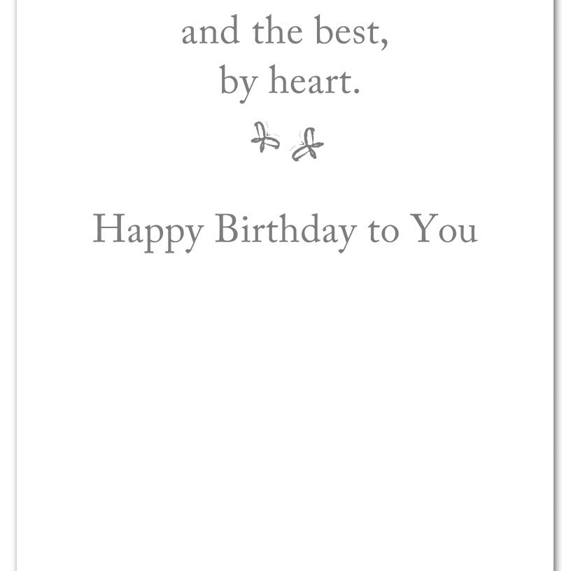 Inside of A colorful birthday greeting card featuring a smiling golden retriever illustration, designed by Cardthartic, perfect for dog lovers—available at Be Charmed.