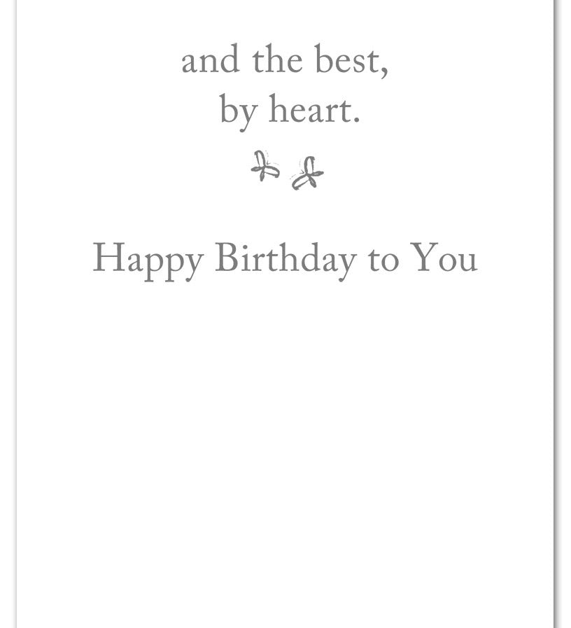 Inside of A colorful birthday greeting card featuring a smiling golden retriever illustration, designed by Cardthartic, perfect for dog lovers—available at Be Charmed.