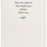 Inside of Friendship Card – vibrant red cardinal illustration with a heartfelt message celebrating enduring friendship, connection, and presence, available at Be Charmed