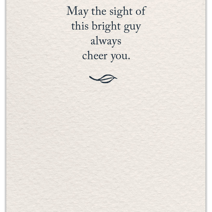 Inside of Friendship Card – vibrant red cardinal illustration with a heartfelt message celebrating enduring friendship, connection, and presence, available at Be Charmed