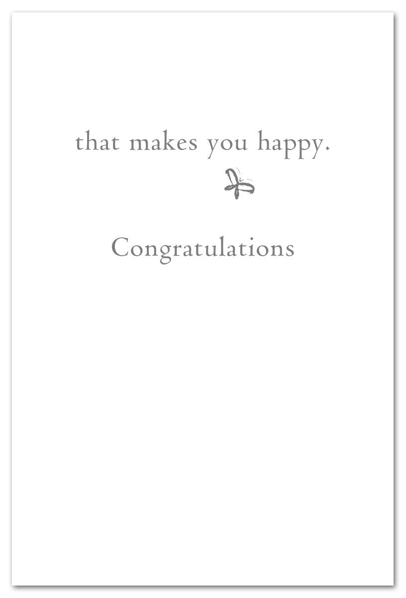 Inside of New Home Card – peaceful beach path illustration with a heartfelt message celebrating fresh starts and coastal living, available at Be Charmed