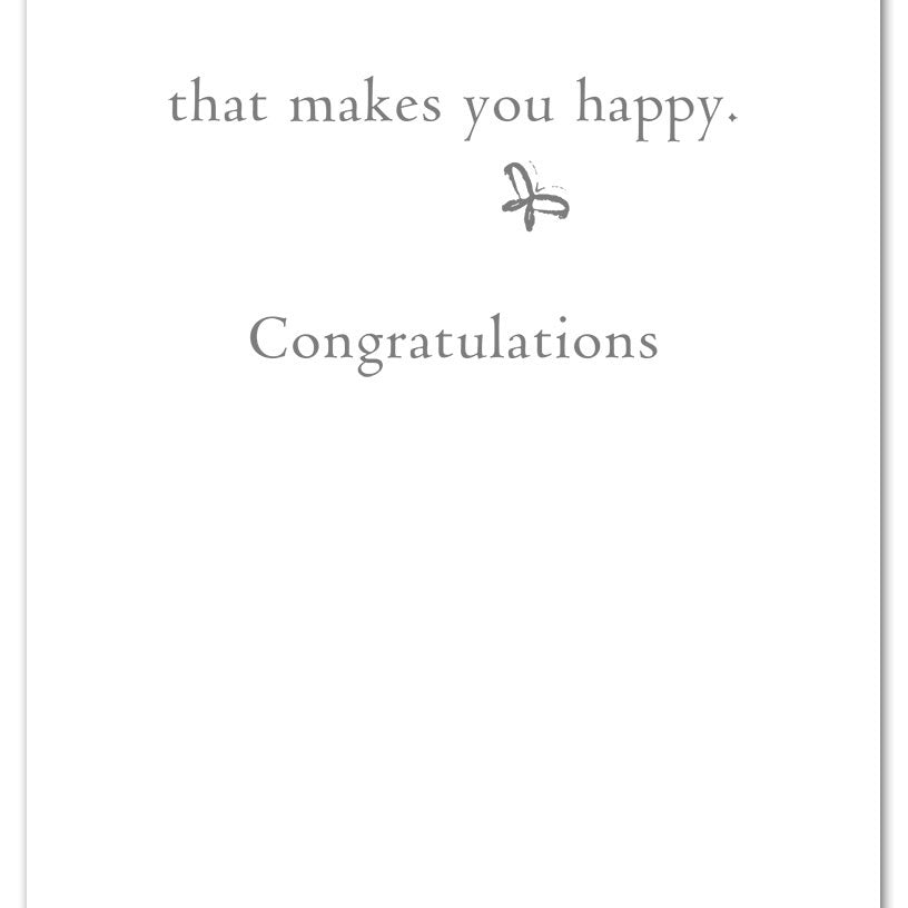 Inside of New Home Card – peaceful beach path illustration with a heartfelt message celebrating fresh starts and coastal living, available at Be Charmed