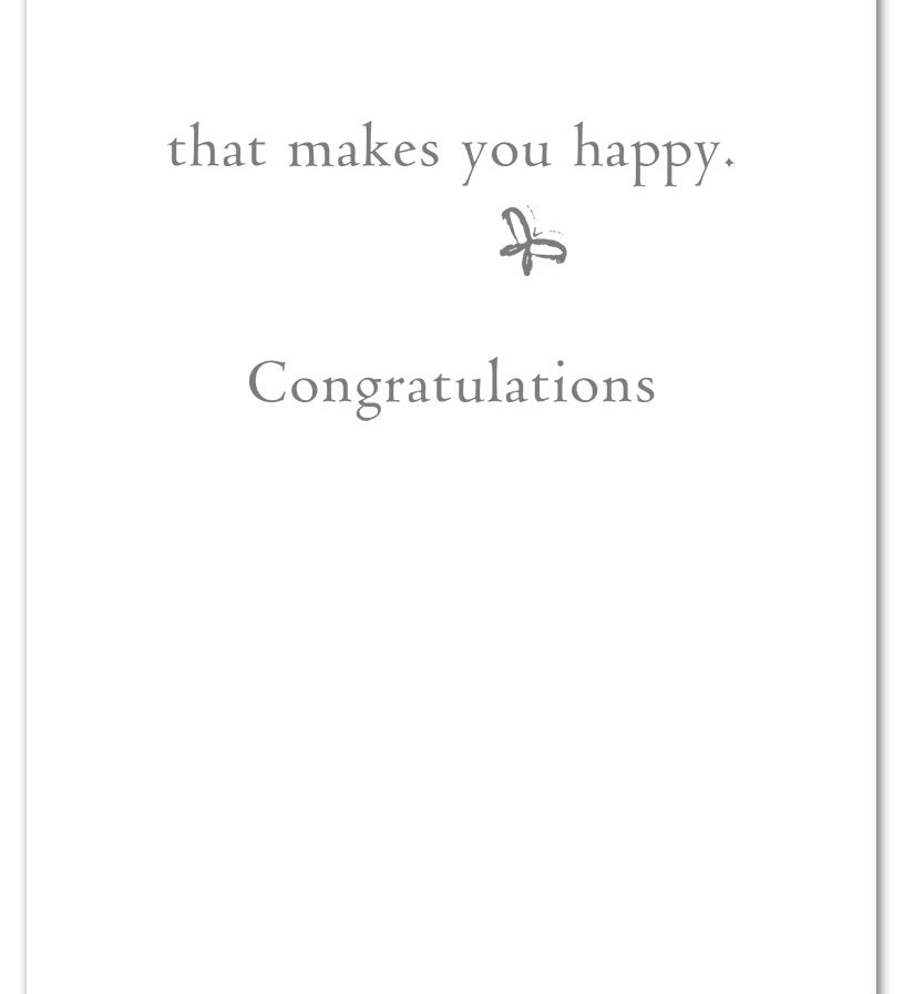 Inside of New Home Card – peaceful beach path illustration with a heartfelt message celebrating fresh starts and coastal living, available at Be Charmed