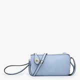 Jen & Co Periwinkle Kendall Crossbody Wristlet