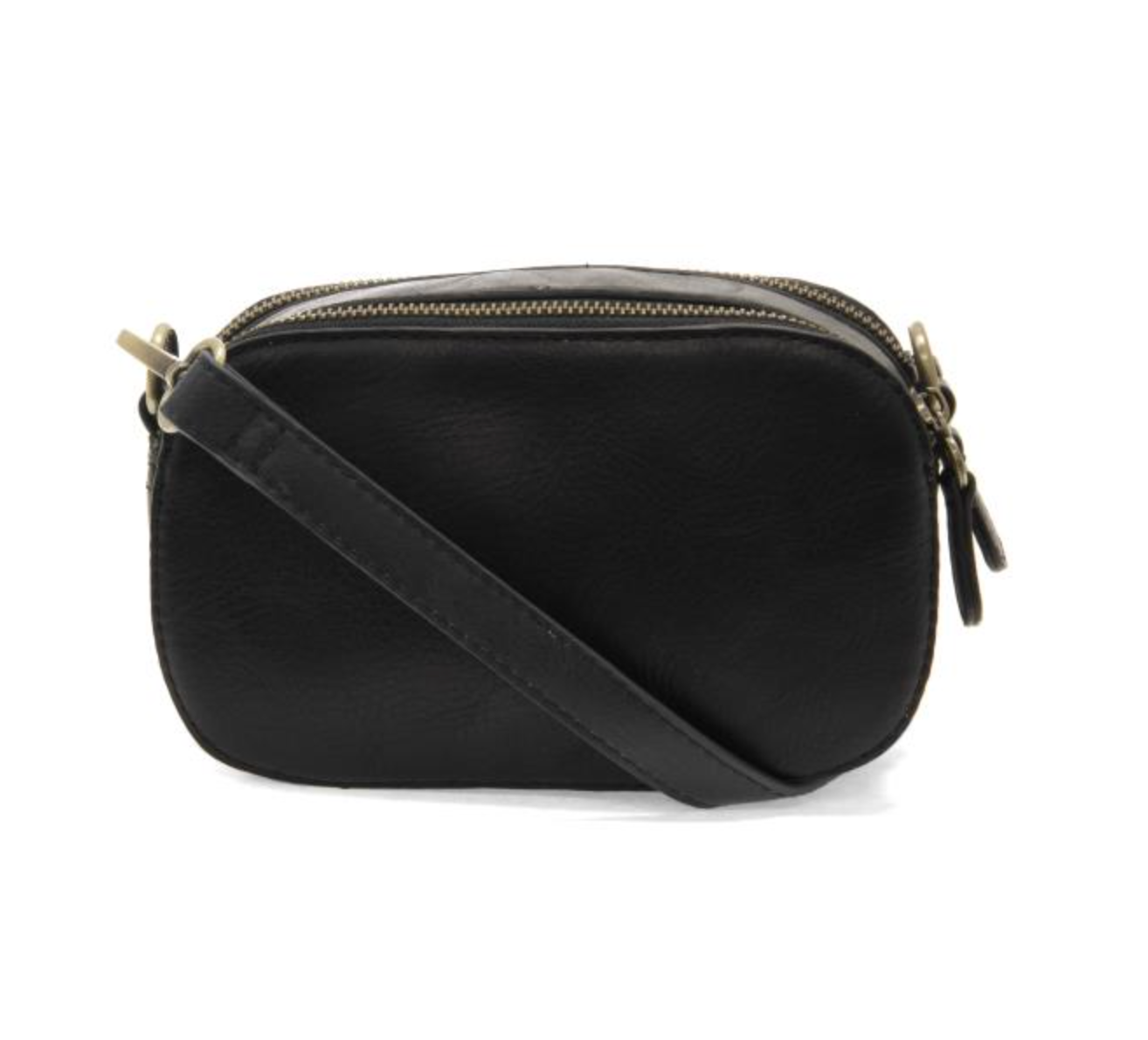 Joy Susan - Double Zip Mini Camera Crossbody - Black