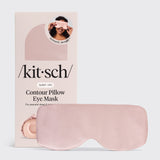 Kit-sch contour pillow eye mask with packaging on a white background. Available at Be Charmed