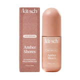 Kit-sch Amber Shores hair perfume bottle and packaging on a white background. Available at Be Charmed