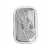 Krumbs Kitchen - Collapsible Silicone Lunch Container - Gray