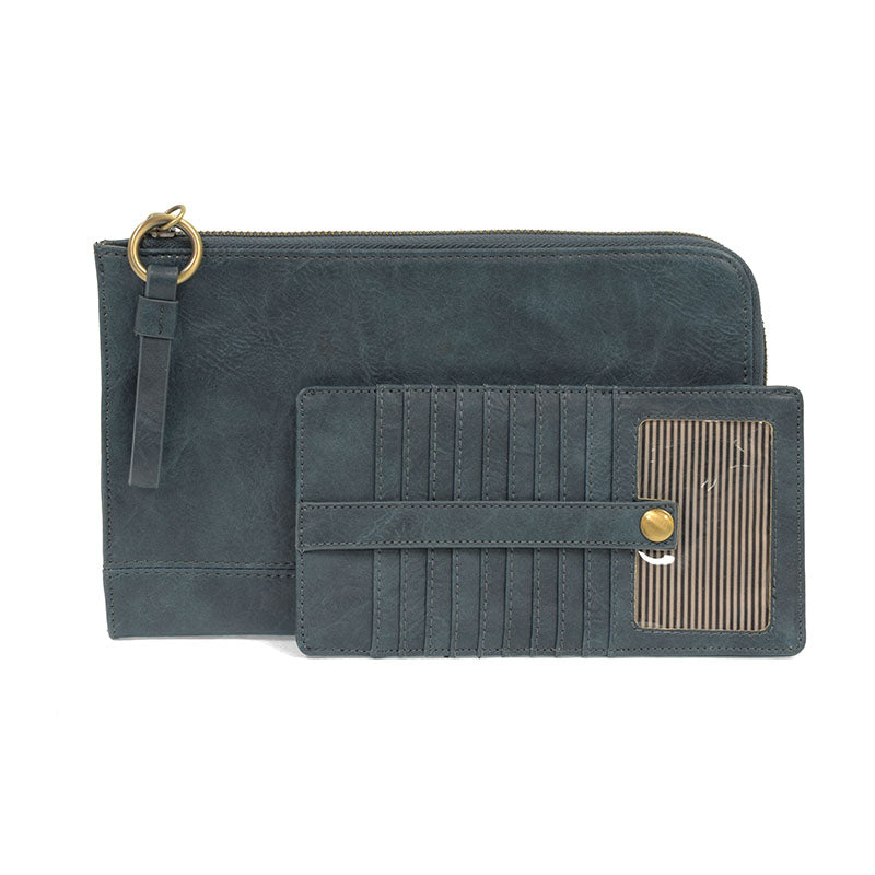 Joy Susan Karina Convertible Wristlet & Wallet Deja Blue
