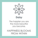 Product Card for Lola silver daisy pendant necklace featuring a delicate floral design, perfect for everyday wear, layering, and meaningful gifting. Available at Be Charmed