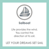Lola - Sailboat Silver Pendant