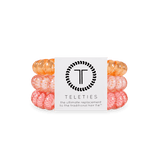 Large Sunny Days Ahead Teleties Hair Ties with strong grip, waterproof and no crease—available at Be Charmed.