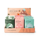 Lemon Lavender Plot Twist Turbo Towel – ultra-absorbent quick-dry towel in assorted colors. Available at Be Charmed.