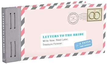 Letters to My Bride keepsake book with prompted love letters by Chronicle Books available at Be Charmed