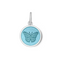 Light Blule Lola Butterfly pendant symbolizing transformation growth and beauty, meaningful nature-inspired charm jewelry gift, Available at Be Charmed