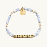 Little Words Project - Cotton Clouds Gold Strength Bracelet