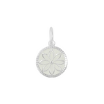 Alpine White Lola silver daisy pendant necklace featuring a delicate floral design, perfect for everyday wear, layering, and meaningful gifting. Available at Be Charmed