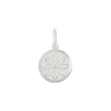 Alpine White Lola silver daisy pendant necklace featuring a delicate floral design, perfect for everyday wear, layering, and meaningful gifting. Available at Be Charmed