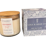 Lola & Bean - 3 Wick Soy Candle - Peppermint Twist