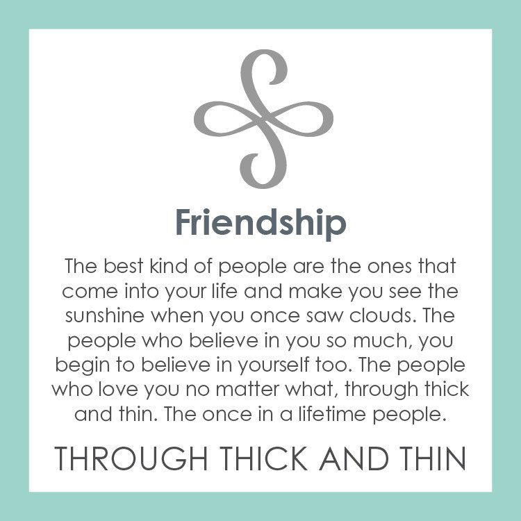 Lola Friendship Tag Description Card. Available at Be Charmed
