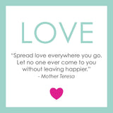 Lola Puffy Heart Description Card. Available at Be Charmed