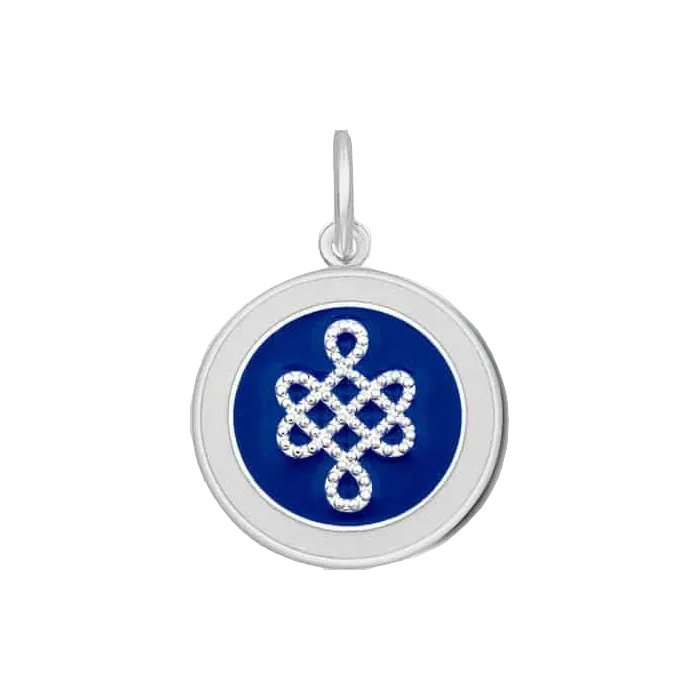 Royal Blue Lola Mother & Daughter pendant symbolizing love and connection between mother and daughter, meaningful jewelry gift, Available at Be Charmed