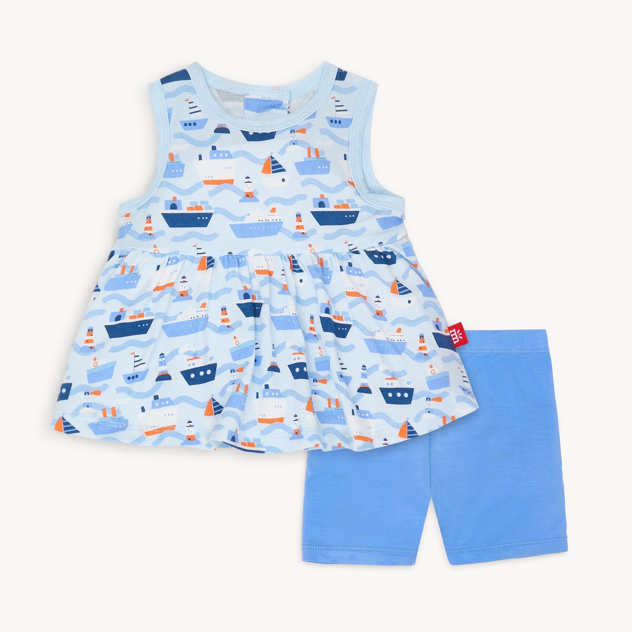 Magnetic Me Forever and All Waves Modal Sleeveless Top & Short Set