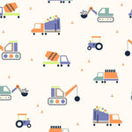 Close up picture of Magnetic Me Can You Dig It Footie – Organic cotton baby pajamas with magnetic closures and playful design, available at Be Charmed.