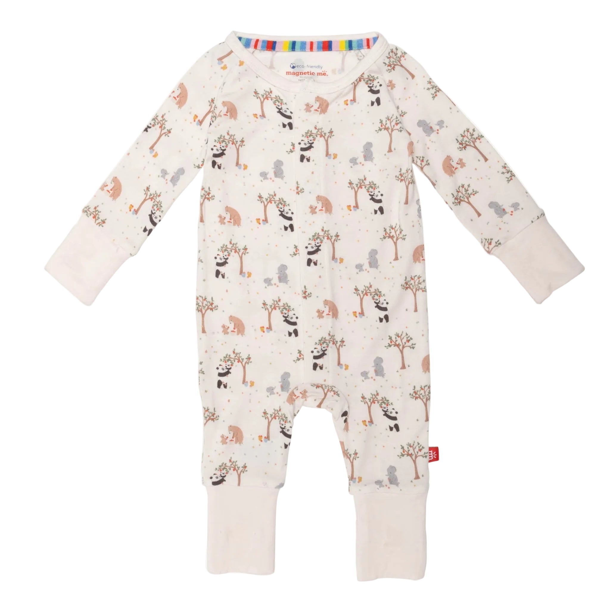 Magnetic Me coverall in the Family Tree print, available at Be Charmed.