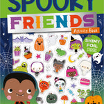 Spooky Friends activity book with colorful characters and Halloween-themed design. Available at Be Charmed
