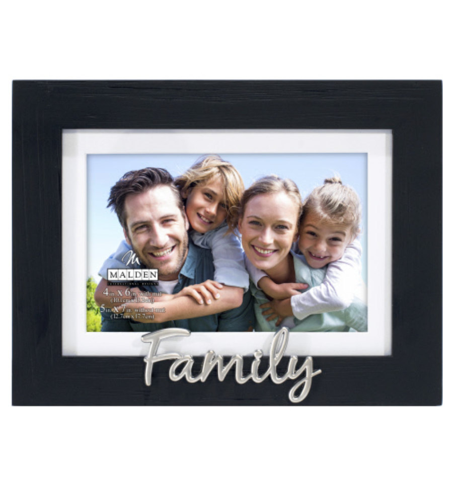 Malden - 4x6/5x7 w/Mat Frame - Family